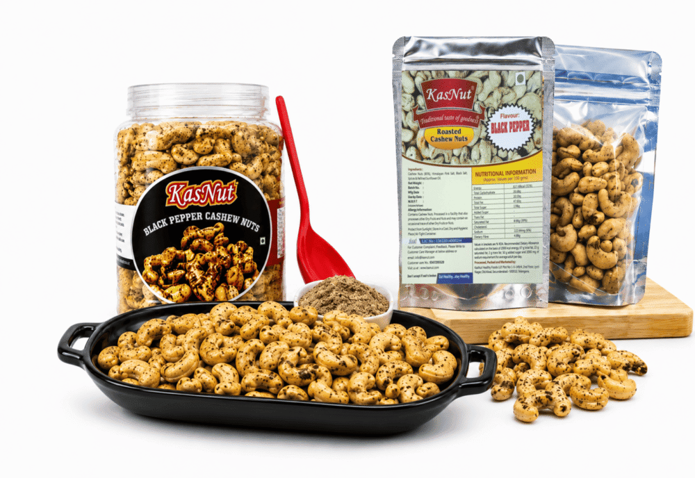 BLACK PEEPER ROASTED CASHEW NUTS