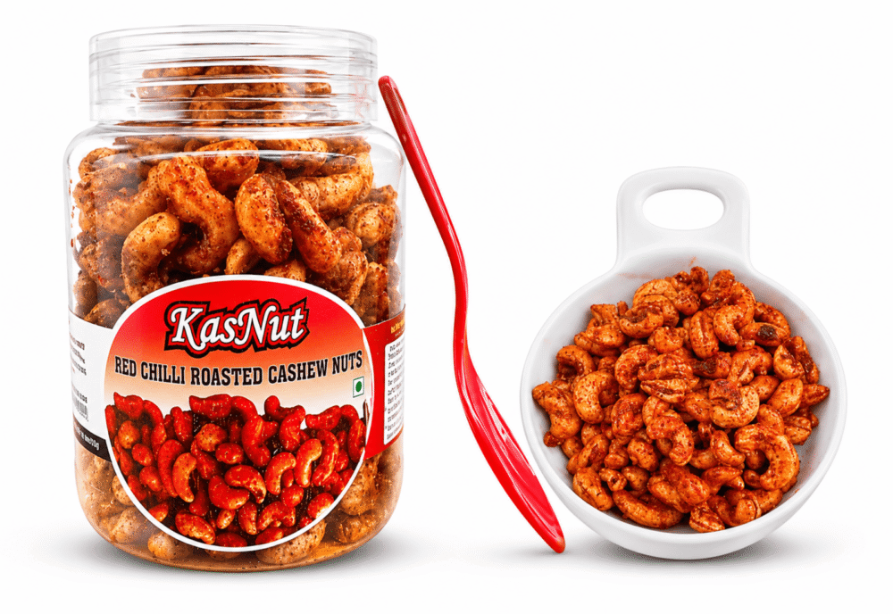 CHILLI MASALA CASHEW NUTS (मिर्च मसाला काजू)